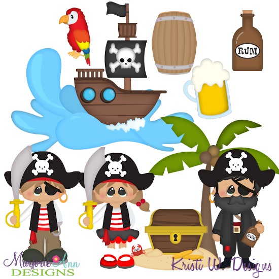 A Pirates Adventure SVG Cutting Files Includes Clipart - Click Image to Close
